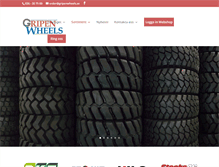 Tablet Screenshot of gripenwheels.se